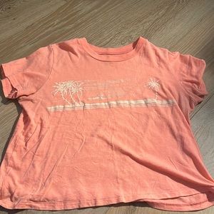 BILLABONG cropped pink tee